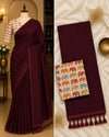 Handloom Khadi Cotton Saree with Blouse 4