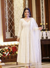 Cotton Schiffli Kurta Set with Dupatta 4