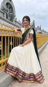 Mul Cotton Zari Woven Lehenga Set 8