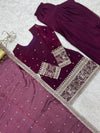 Fendy Silk Embroidered Kurta Set 9