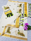 Cotton Embroidered Saree with Blouse 1