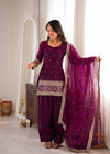 Fendy Silk Embroidered Kurta Set 7