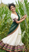Mul Cotton Zari Woven Lehenga Set 5
