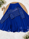Georgette Embroidered Lehenga Set 8