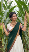 Mul Cotton Zari Woven Lehenga Set 6