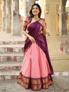 Kanchi Cotton Zari Woven Lehenga Set 1