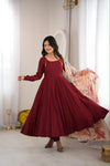 Romansilk Anarkali Set with Dupatta 2