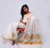 Cotton Embroidered Saree with Blouse 1