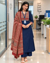 Cotton Ajrakh Print Kurta Set 1