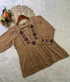 Designer Rayon Tunic with Cross-stitch Embroidery 2