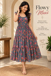 Alfino Chiffon Floral Maxi Dress 5