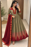 Cotton Spun Silk Anarkali 5