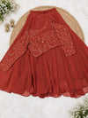 Georgette Embroidered Lehenga Set 7
