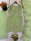 Silk Embroidered Kurta Set 4
