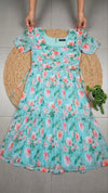 Alfino Chiffon Floral Maxi Dress 4