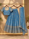 jaqard lehenga set 7