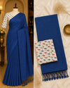 Handloom Khadi Cotton Saree with Blouse 6