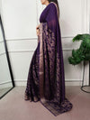 Poly Cotton Saree with Rich Zari Weaving
