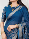 Poly Cotton Saree with Rich Zari Weaving