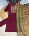 Cotton Ajrakh Print Kurta Set 6
