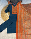 Cotton Ajrakh Print Kurta Set 2