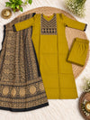 Cotton Ajrakh Print Kurta Set 9