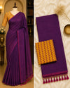 Handloom Khadi Cotton Saree with Blouse 10