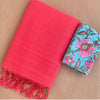 Insta Viral Khadhi Cotton  Sarees With Kalamkari BlousePiece 9