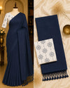 Handloom Khadi Cotton Saree with Blouse 5