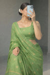 Viscose Khadi Silk Saree 4