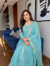 Mul Chanderi Set with Dupatta 6