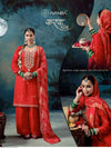 AVANIRA Karwa Chauth Pure Fendey Silk Suit Set